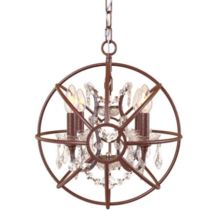 Подвесная люстра LOFT IT Foucaults orb crystal Loft1897/4