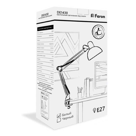 Настольная лампа Feron DE1430 24232