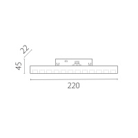Трековый однофазный светильник направленного света Lightstar Uno CCT 259107CCT