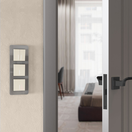 Рамка Werkel Elite на 3 поста дымчатый W0032417