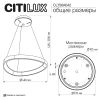 Подвесная люстра Citilux Genka Smart CL756A042