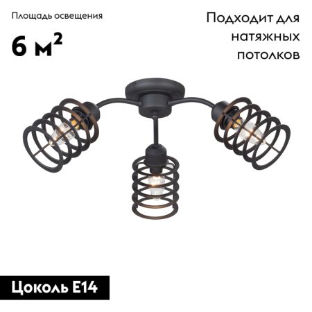 Потолочная люстра Vitaluce V4916-1/3PL