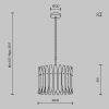 Подвесной светильник Maytoni Shiver MOD539PL-03MG