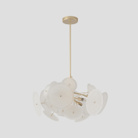 Люстра на штанге Crystal Lux DANDELION SP6 GOLD