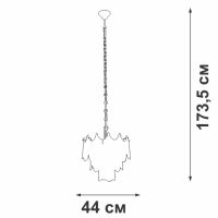 Подвесная люстра Vitaluce V58120-8/5