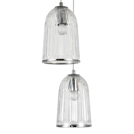 Каскадная люстра Indigo Lucido 11046/5P Chrome V000483