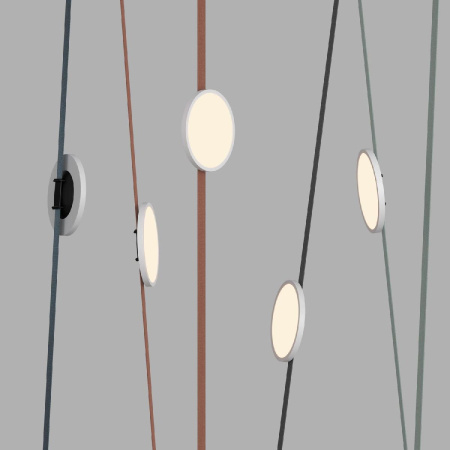 Трековый однофазный светильник Denkirs Belty Flow DK5567-WH+BK