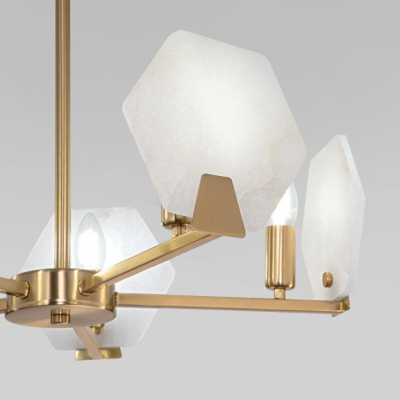 Потолочная люстра Eurosvet Marble 60158/5 латунь Smart a065049
