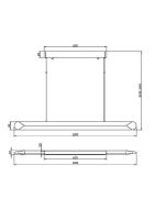Подвесной светодиодный светильник Maytoni Motion MOD276PL-L40B3K