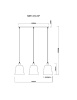 Подвесной светильник MyFar Madina MR1410-3P