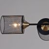 Потолочная люстра Reluce 38460-0.3-04 BK+COPPER