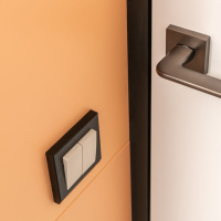 Выключатель двухклавишный слоновая кость WL03-SW-2G-ivory Werkel