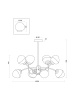 Люстра на штанге Freya Volani FR8017PL-08MG