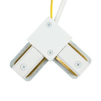 Коннектор угловой для однофазного шинопровода Feron LD1021C 52153