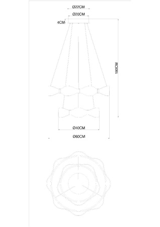 Подвесная люстра Arte Lamp Grace A1868SP-2PB