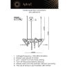 Подвесная люстра Aployt Malgorzata APL.066.03.70