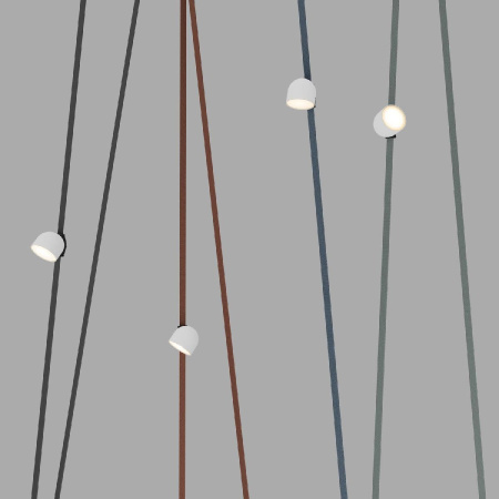 Трековый однофазный светильник Denkirs Belty Spot DK5543-WH+BK