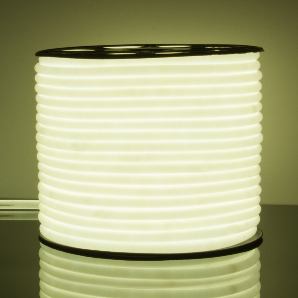 Светодиодный гибкий неон LS003 220V 9.6W 144Led 2835 IP67 круглый белый 6500К Elektrostandard