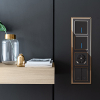 Выключатель жалюзи черный WL08-01-02 Werkel