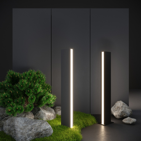 Ландшафтный светильник Elektrostandard 1538 Flat серый 4690389172441