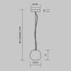 Подвесной светильник Maytoni Basic Texture MOD461PL-01GR