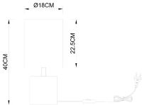 Настольная лампа Arte Lamp Jishui A5036LT-1BR
