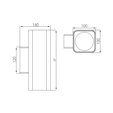 Уличный настенный светильник Fiberli SSA100 11230102