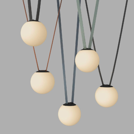 Трековый однофазный светильник Denkirs Belty Orb DK5553-BK