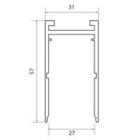 ST015.529.00H Шинопровод накладной ST Luce Skyline 220 Skyline 220 ST015.529.00H