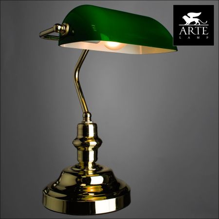 Настольная лампа Arte Lamp Banker A2491LT-1GO