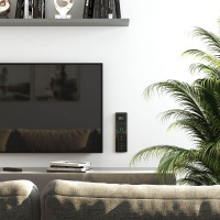 Рамка на 4 поста Acrylic (черный) W0042708 Werkel