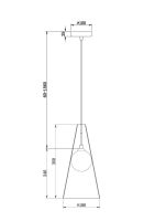 Подвесной светильник Freya Toper FR5389PL-01BS