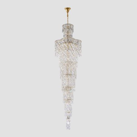 Каскадная люстра Crystal Lux ABRIL SP28 GOLD