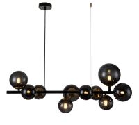Подвесная люстра Indigo Molecola 11018/10P Black V000196