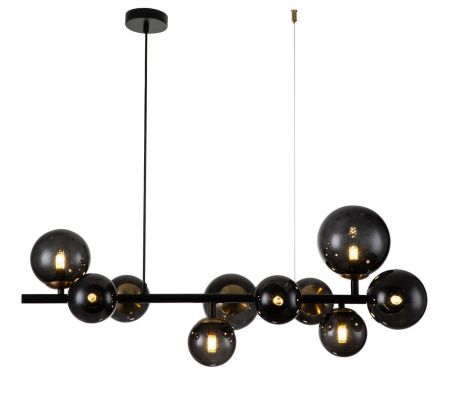 Подвесная люстра Indigo Molecola 11018/10P Black V000196