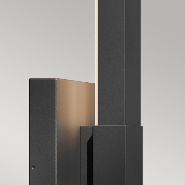 Уличный настенный светильник Kichler KL-NOCAR-L-BK