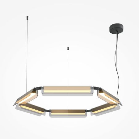 Подвесная люстра Maytoni Flat MOD296PL-L60BS3K