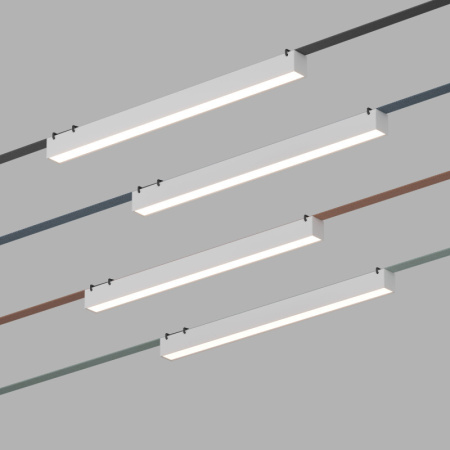 Трековый однофазный светильник Denkirs Belty linear DK5676-WH