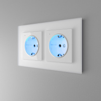 Рамка Favorit на 2 поста белый матовый WL01-Frame-02 Werkel