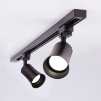 Трековый светильник для однофазного шинопровода Vetro GU10 черный MRL 1001 Elektrostandard