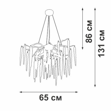 Подвесная люстра Vitaluce V2875-8/7S