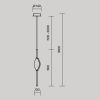 Подвесной светильник Maytoni Foresight MOD347PL-L8BS3K