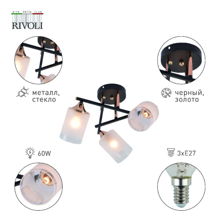 Потолочная люстра Rivoli Fiona 3163-303 Б0059259