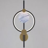 Настенный светильник Reluce 03213-0.2-01 BK+GD
