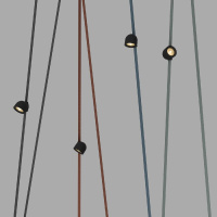 Трековый однофазный светильник Denkirs Belty Spot DK5541-BK