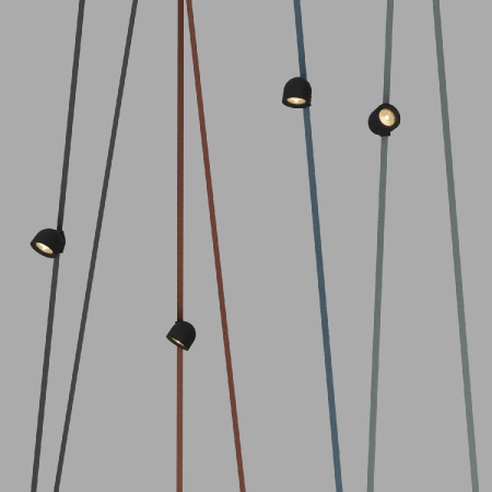 Трековый однофазный светильник Denkirs Belty Spot DK5541-BK