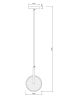 Подвесной светодиодный светильник Freya Nova FR6002PL-L15BS