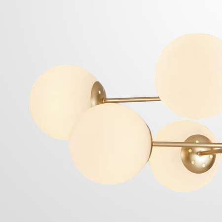 Люстра на штанге ImperiumLoft Roundi Brass 305756-23