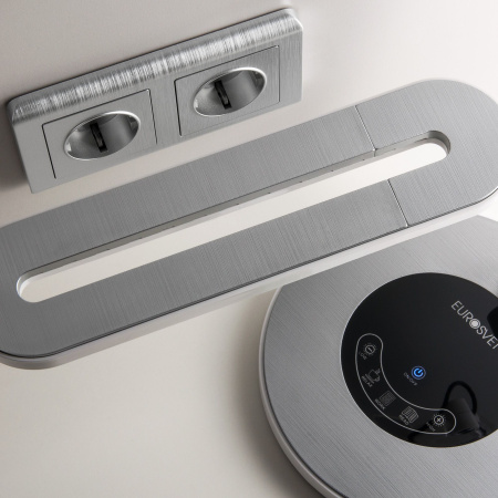 Рамка Stream на 2 поста серебряный WL12-Frame-02 Werkel