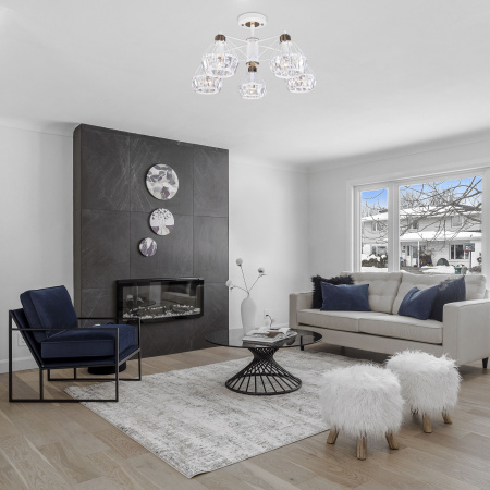 Потолочная люстра Eurosvet 70075/5 белый